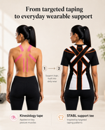 X-Frame Posture Activation Compression T-shirt(WOMEN-BLACK)